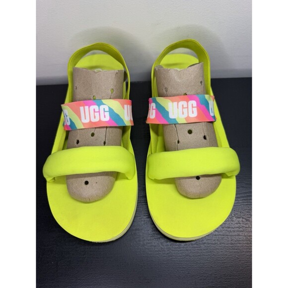 UGG Other - UGG Zumba Sling Sandals Youth 6 Neon